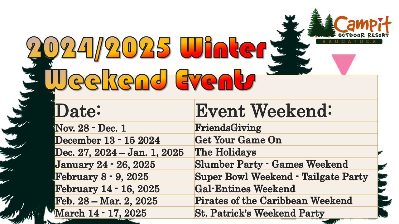 2024 2025 WINTER EVENTS